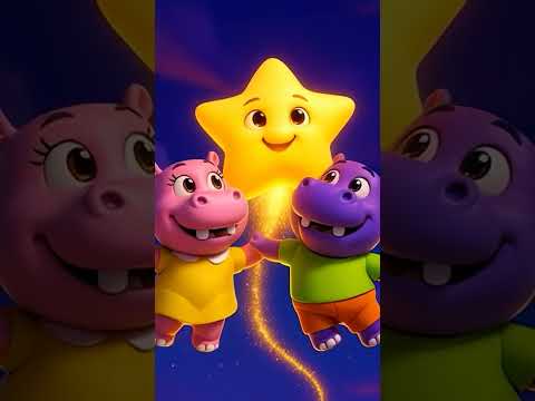 Twinkle Twinkle Little Star #shorts #nurseryrhymes #hellohippo