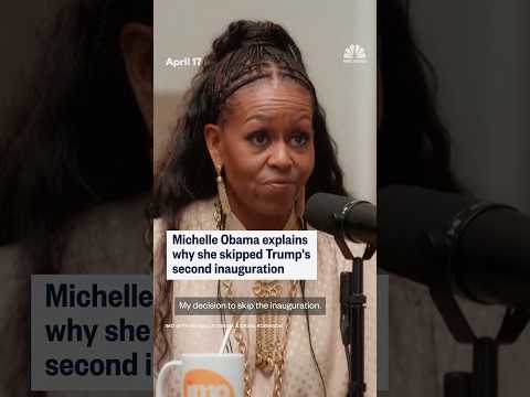 Michelle Obama explains why she skipped Trump's second inauguration