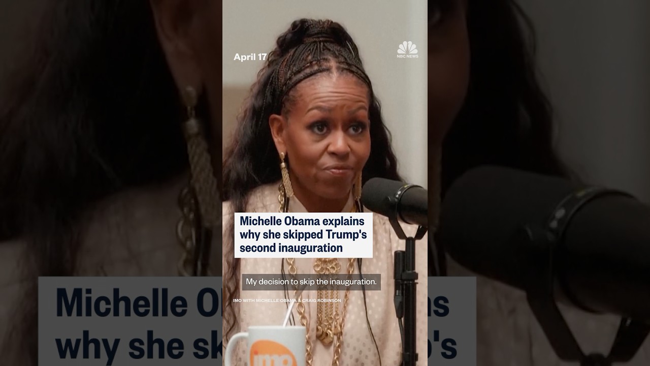Michelle Obama Reveals Why She Didn't Attend Trump's Second Inauguration 🗳️