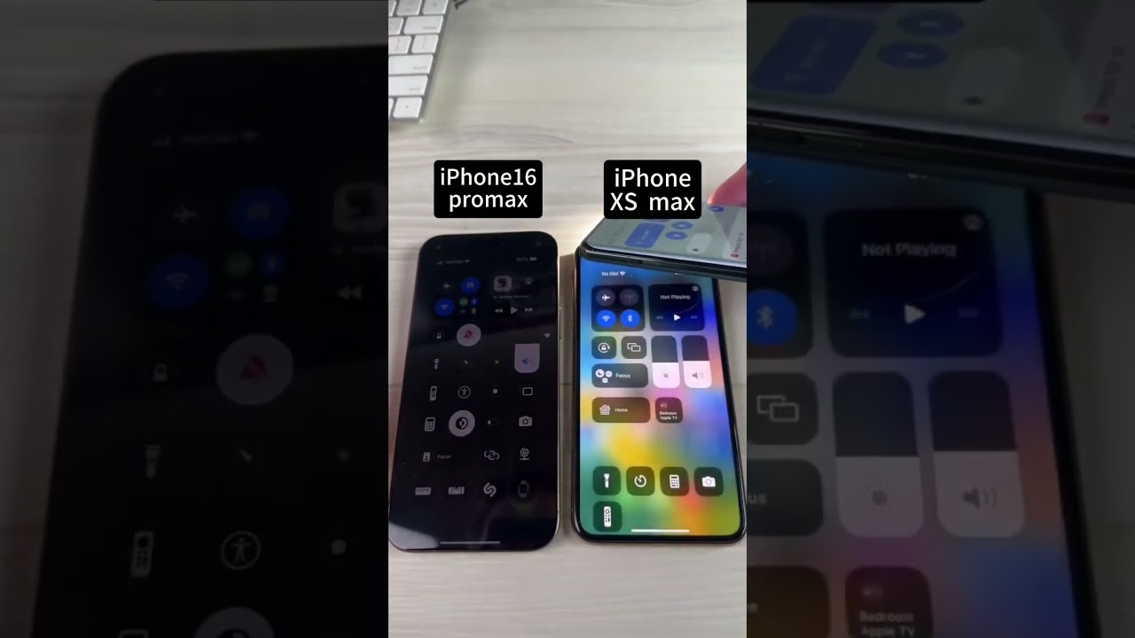 iPhone 16 Pro Max vs Xs Max Auto Brightness Test 💡
