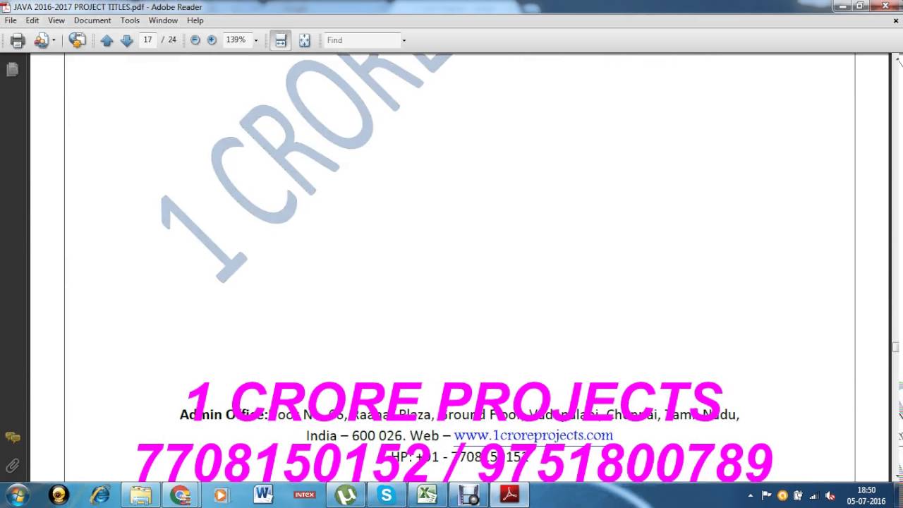 2016 Top IEEE and Java Projects for Final Year Students (2016-2017) 🚀