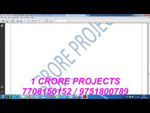 2016 - 2017 IEEE Projects | 2016 Java IEEE Projects list | Final year Students projects 2016