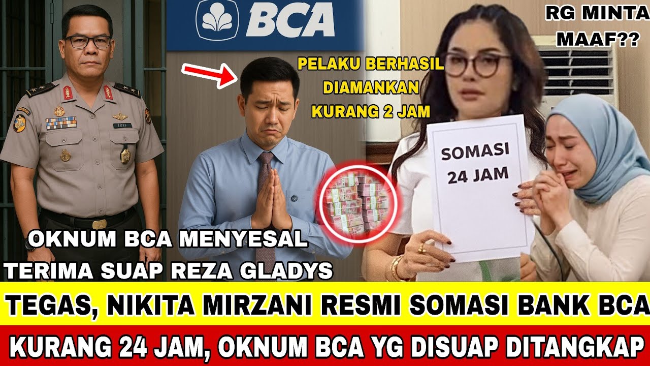 Nikita Mirzani Resmi Somasi Bank BCA π¨
