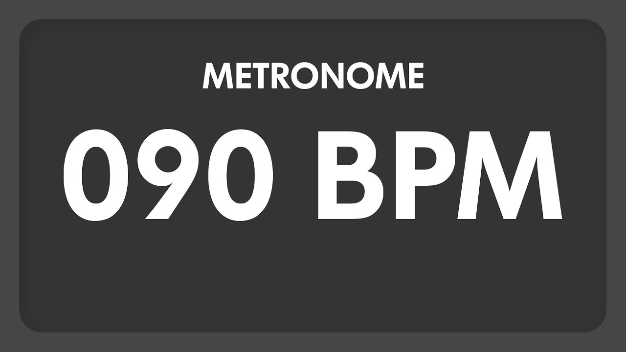 90 BPM Metronome - Simple & Precise 🔊