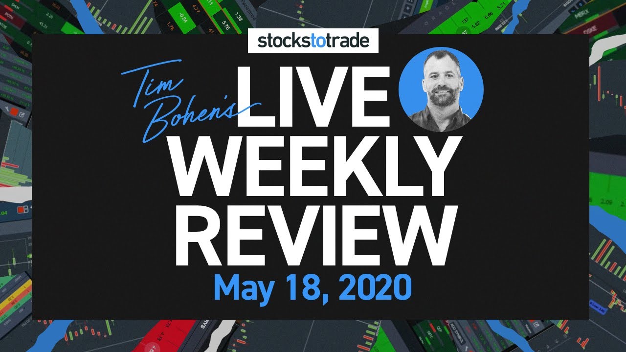 Weekly Stock Watchlist & Live Trading Recap – May 18, 2020 📈
