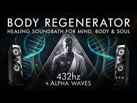 432Hz Alpha Waves - Body Regenerator - Healing Sound Bath For Mind, Body & Soul - Maximized Recovery