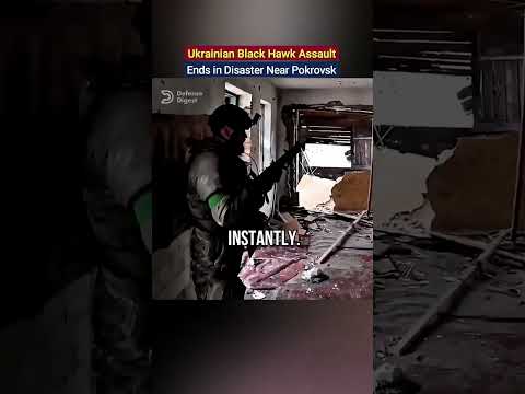 Ukrainian Black Hawk Assault Ends in Disaster Near Pokrovsk! #UkraineWar #BlackHawk #Pokrovsk #GUR