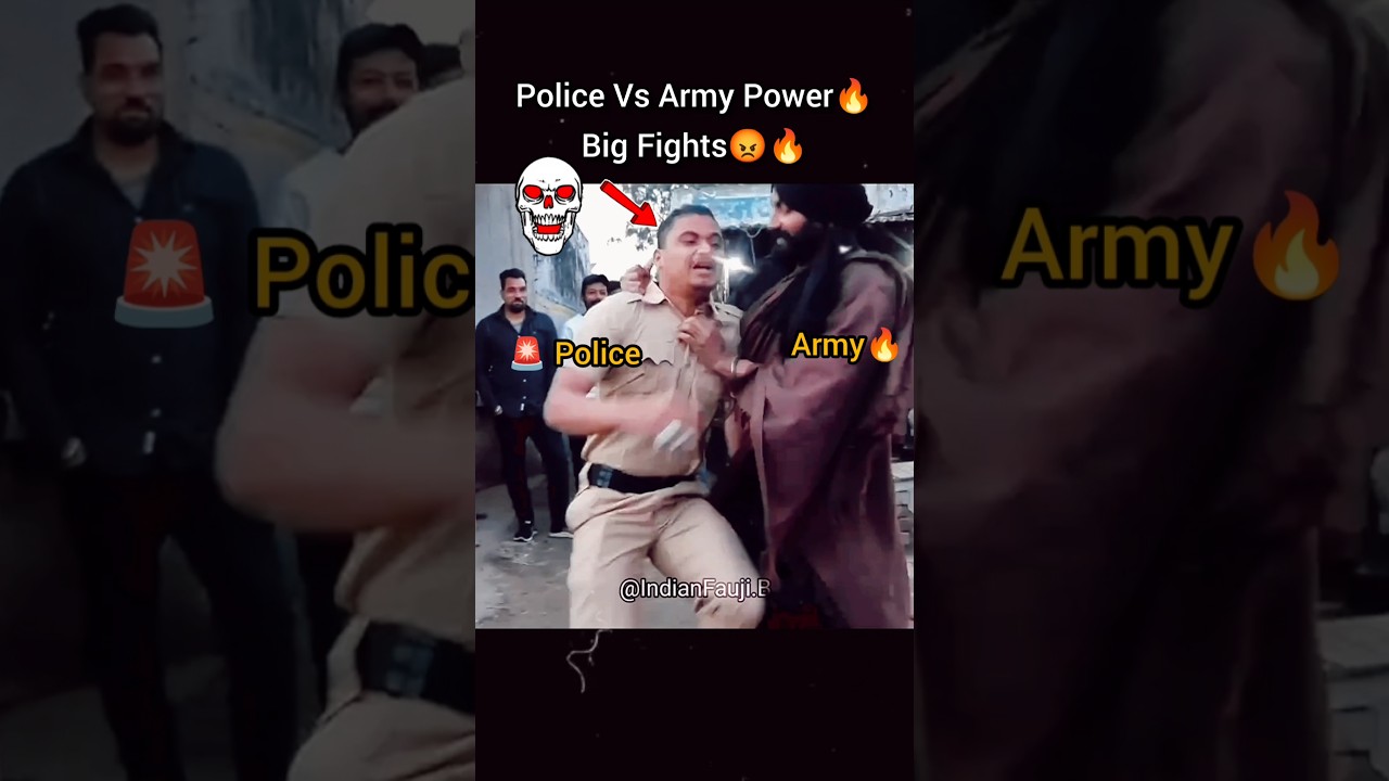 Police vs Army: Epic Power Clash🔥