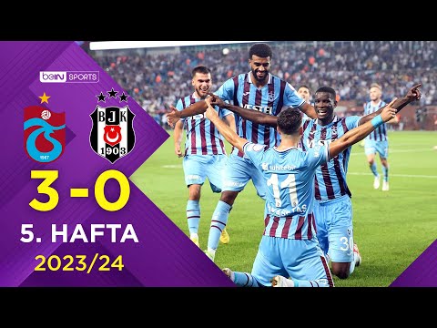 Trabzonspor (3-0) Beşiktaş | 5. Hafta - Trendyol Süper Lig 2023/2024