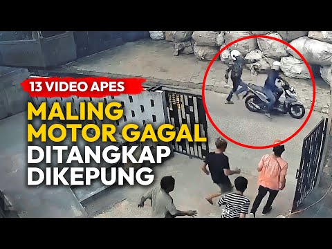 PALING SERU & MENGHIBUR 🤣 APES !!! Maling Motor Gagal Total | Rekaman CCTV