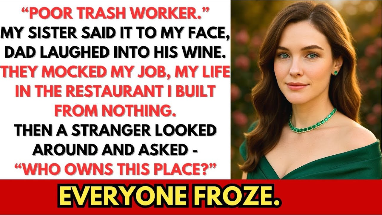 Family Mocked Me at Dinner — Then a Guest Asked the Surprising Question That Changed Everything 🍽️