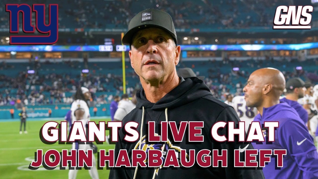 John Harbaugh Leaves Giants Building 🏈