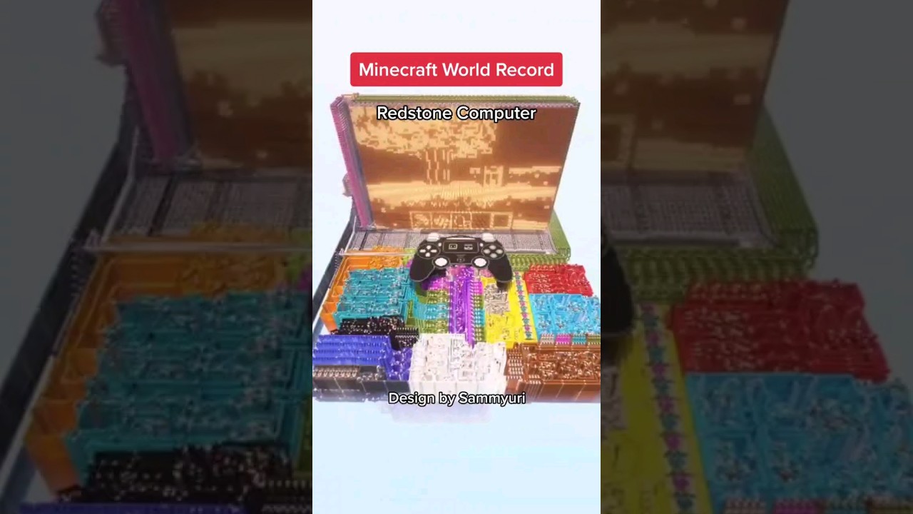 World Record Redstone Computer in Minecraft