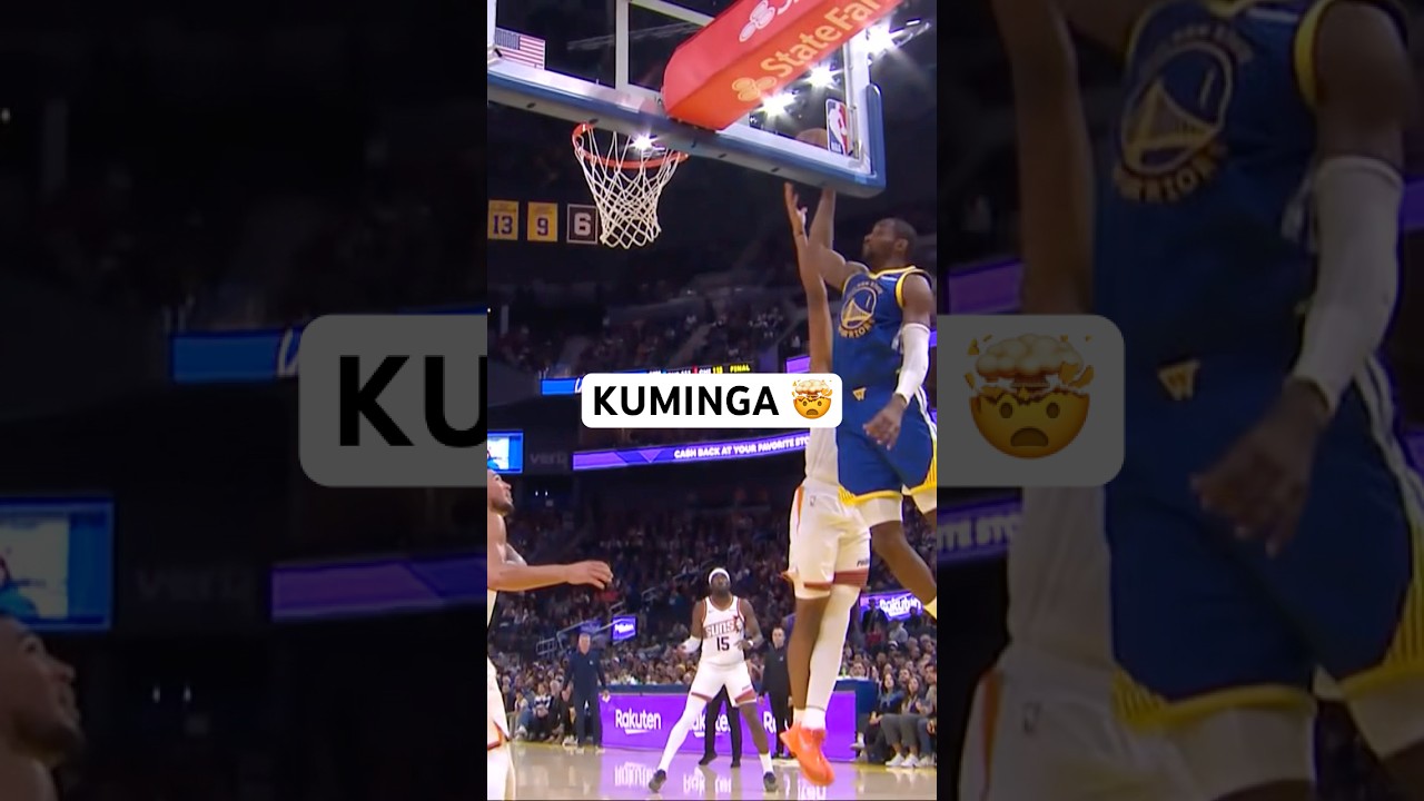 Kuminga Soars for a Stunning Alley-Oop Dunk! 🔥