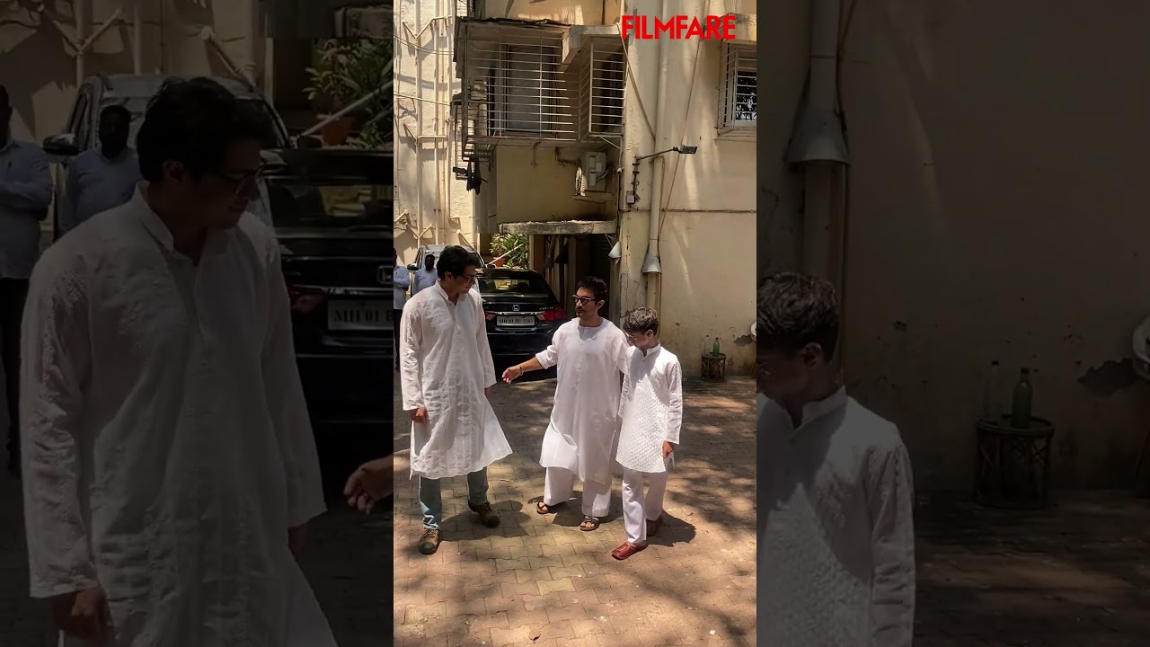 Aamir Khan Celebrates Eid with Sons Junaid & Azad ๐