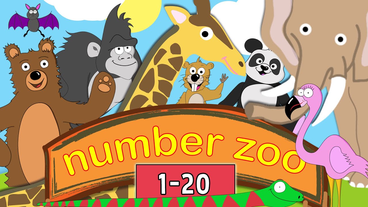 Count to 20 with Number Zoo 🦒 | Toddler Learning Fun