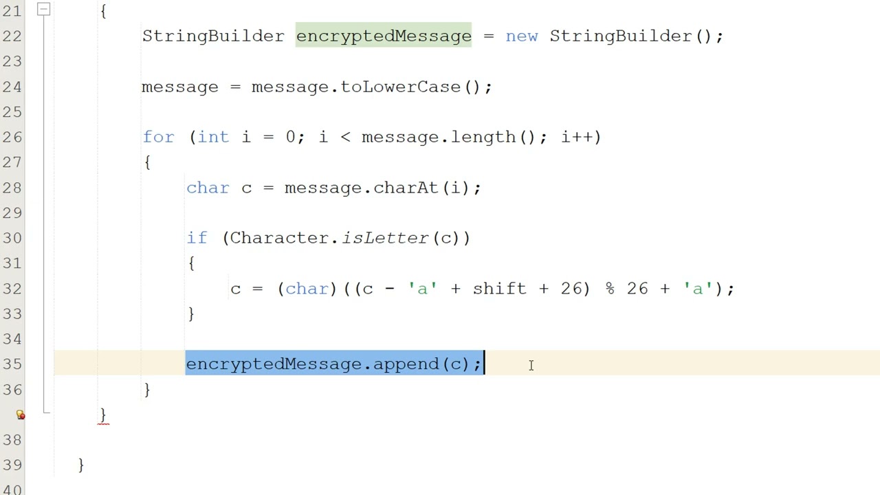 Easy Java Tutorial: Encrypt Data with Caesar Cipher 🔐