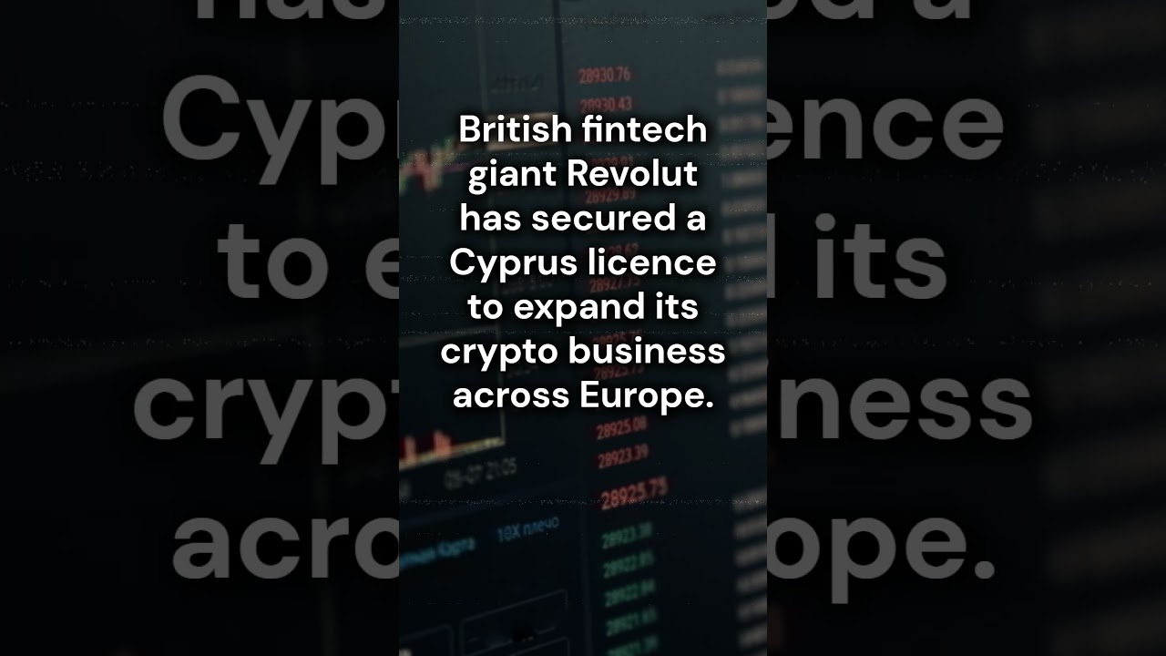 Revolut Secures Crypto License in Cyprus, Paving the Way for European Expansion 🚀