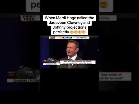 Merrill Hoge's Perfect Predictions on Clowney & Manziel