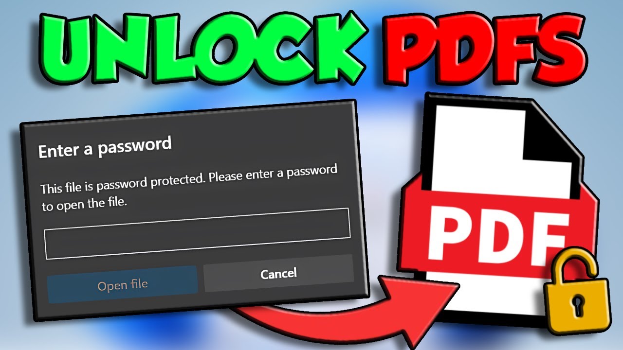 Quick & Easy Guide to Remove Passwords from PDF Files 🔓