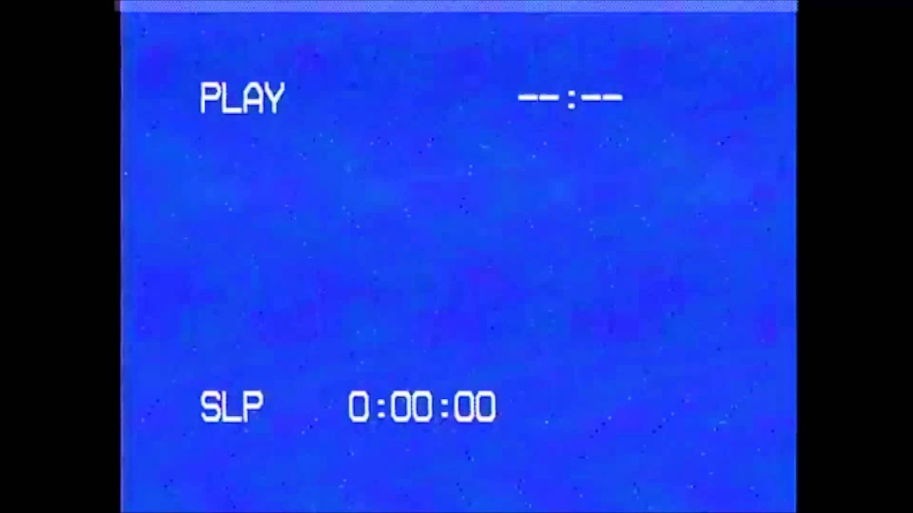 VHS Blue Screen Intro for Your Projects 🎬