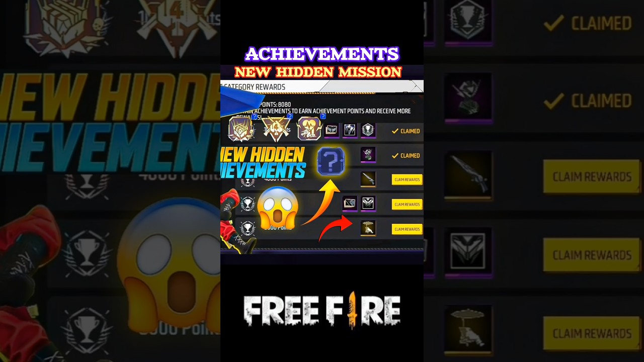 Free Fire Achievement Mission Guide 😱🔥