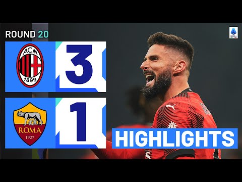 MILAN-ROMA 3-1 | HIGHLIGHTS | Incredible win for the Rossoneri in thriller | Serie A 2023/24