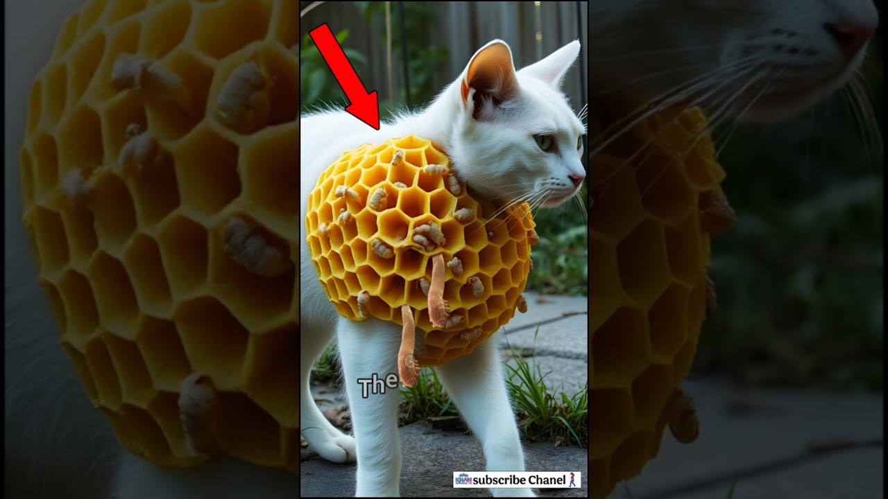 Rescued Cat Covered in Barnacles π±