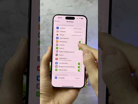 CHANGE app PERMISSIONS on iPhone #apple #iPhone #tips #tricks #technology