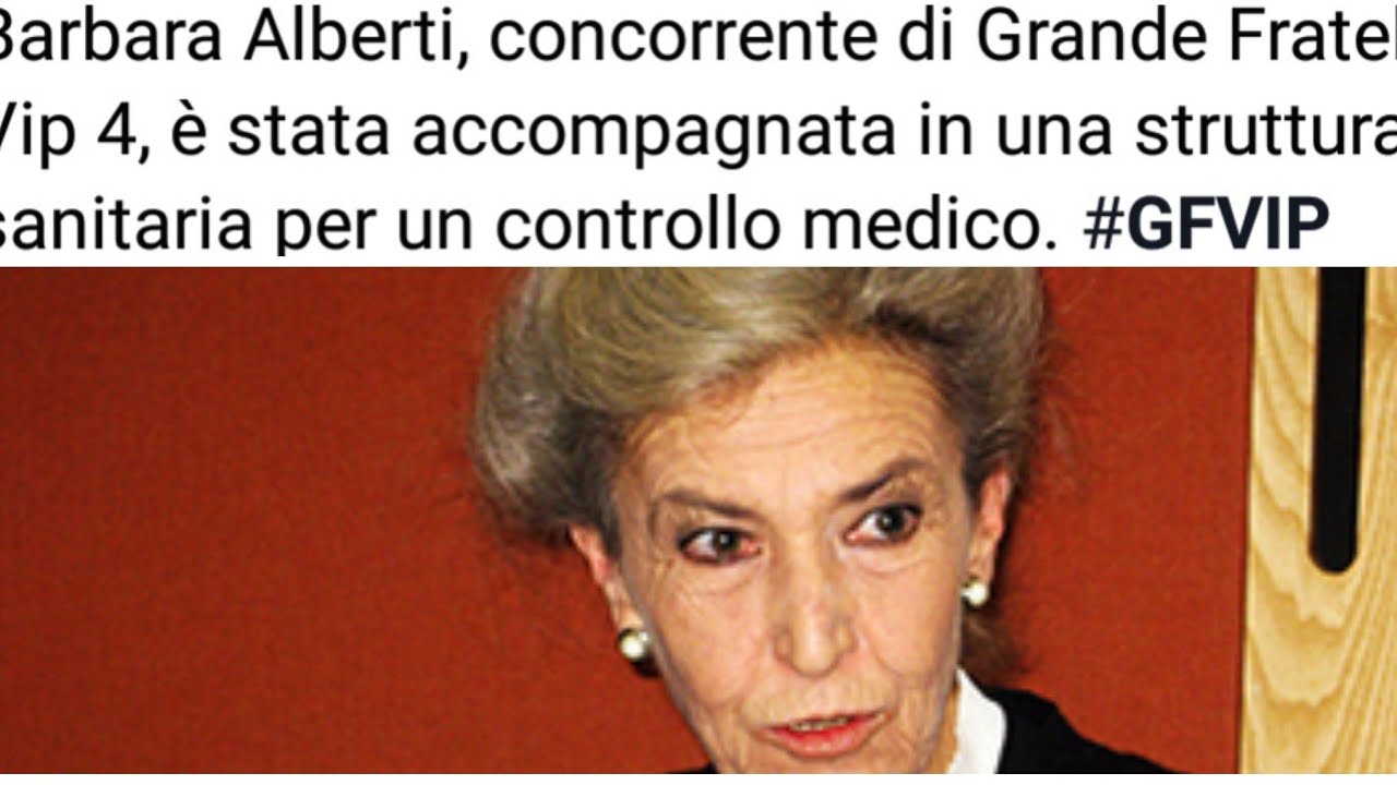 GFVIP: Barbara Alberti in Ospedale 🏥