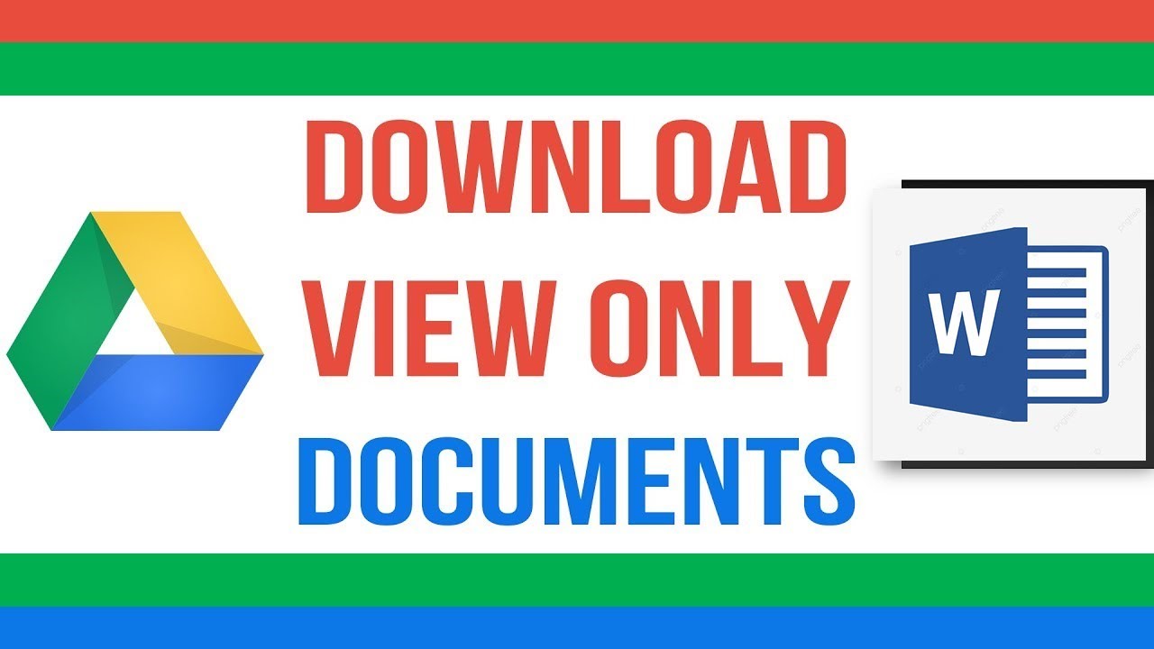 How to Download Protected or View-Only Files from Google Drive
