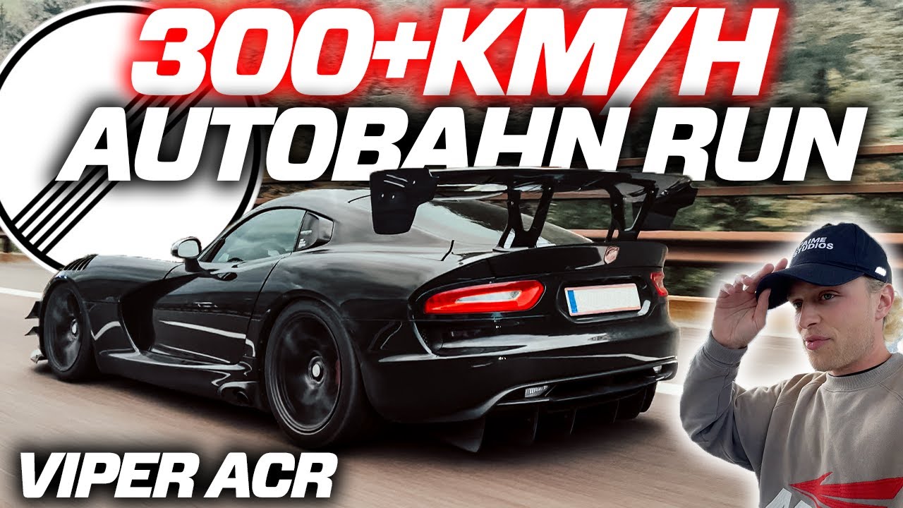 Dodge Viper ACR Conquers German Autobahn: Aero Downforce vs. Top Speed 🏁