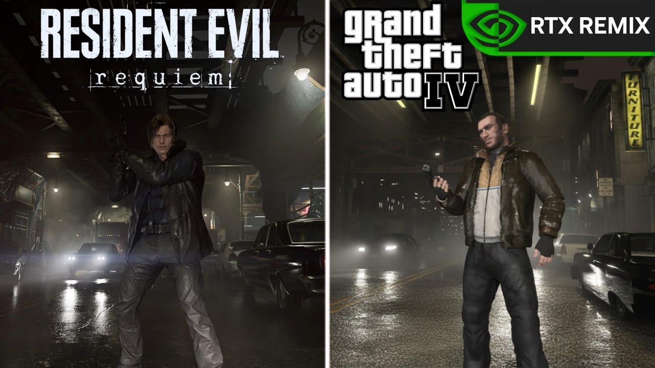 GTA IV RTX Remix vs Resident Evil 9 | 4K Graphics Comparison