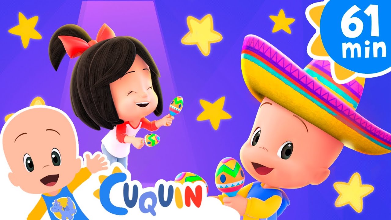 La Bamba 🥁🎶 and More Nursery Rhymes by Cleo and Cuquin | Children's Songs