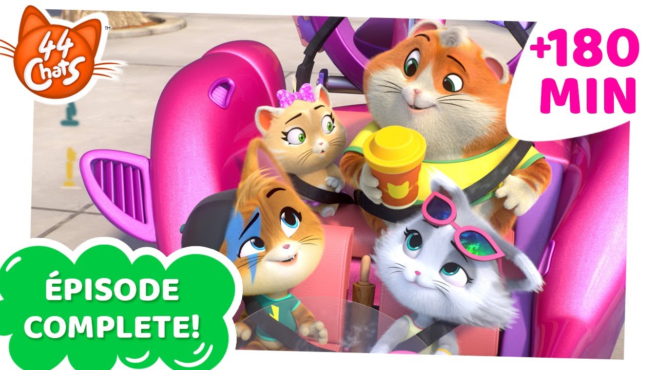 44 Cats: 44 Chats | 180 Min Épisodes Complets 🐱