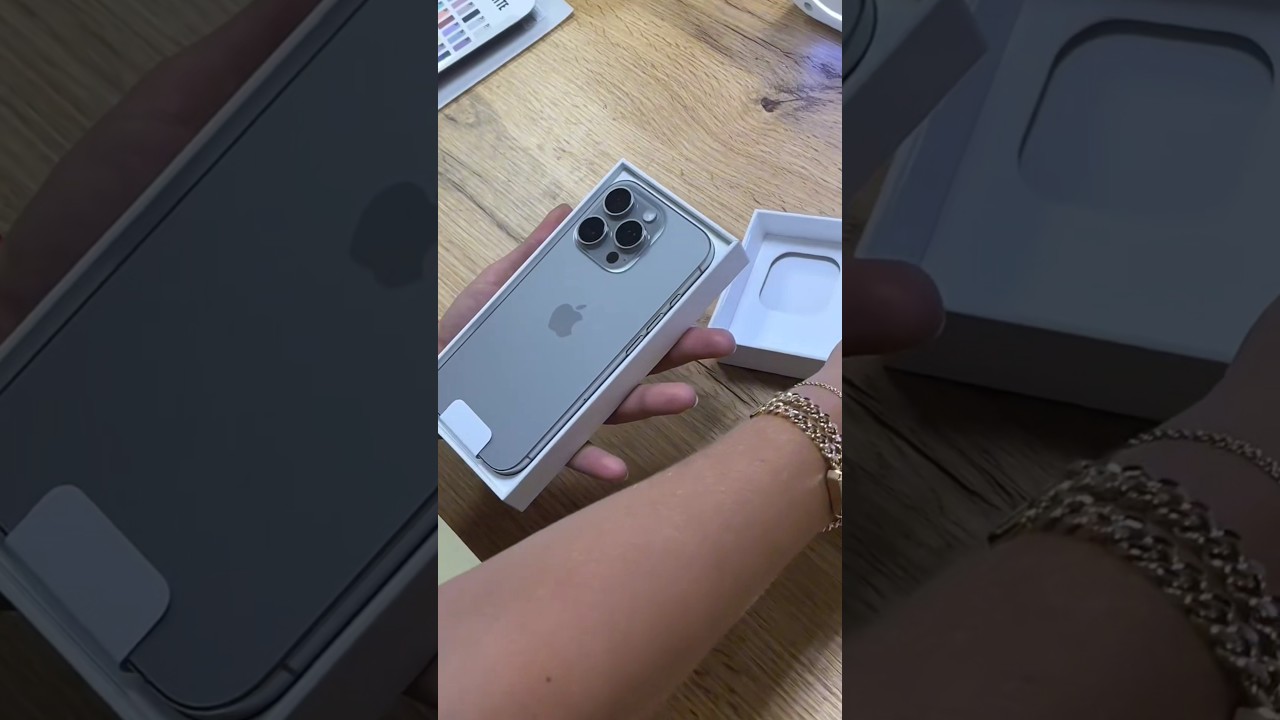 Unboxing iphone 16 Pro Natural Titanium @Aasif_333