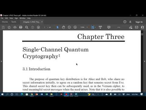 STIS Course- Quantum Cryptography Lecture- Part 1
