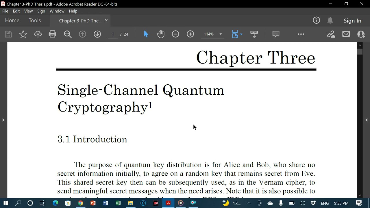 STIS Course: Quantum Cryptography Lecture - Part 1