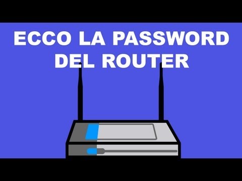 Ecco qual è la password di default del router