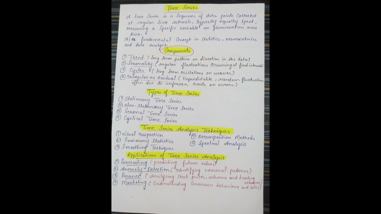 Time Series Analysis: Types, Components & Techniques 📊