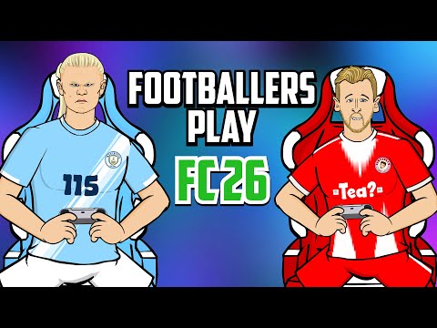 FOOTBALLERS PLAY FC 26🎮 Haaland, Messi, Ronaldo, Palmer and more!
