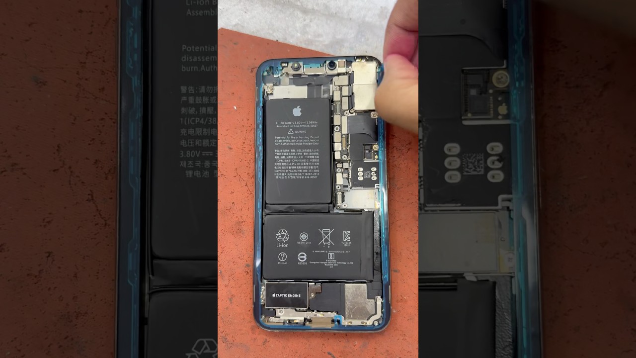 iPhone Xs Max Battery Replacement / #hussainfix #iphonexsmax #repair