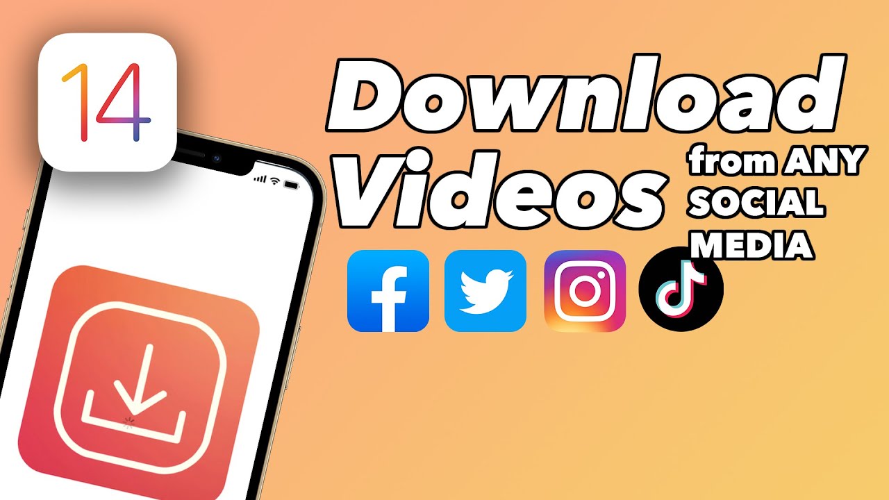 Easily Download Social Media Videos to Your iPhone (iOS 14) 📱