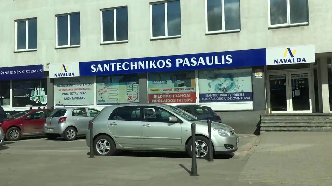 Вильнюс: поездка от центра к авторынку Гарюнай 🚗