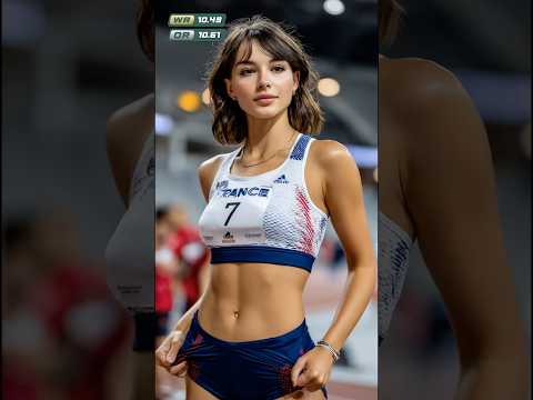 World’s No.1 🥇 Most Beautiful Female Track Athlete #Olympics #Beauty #aiart