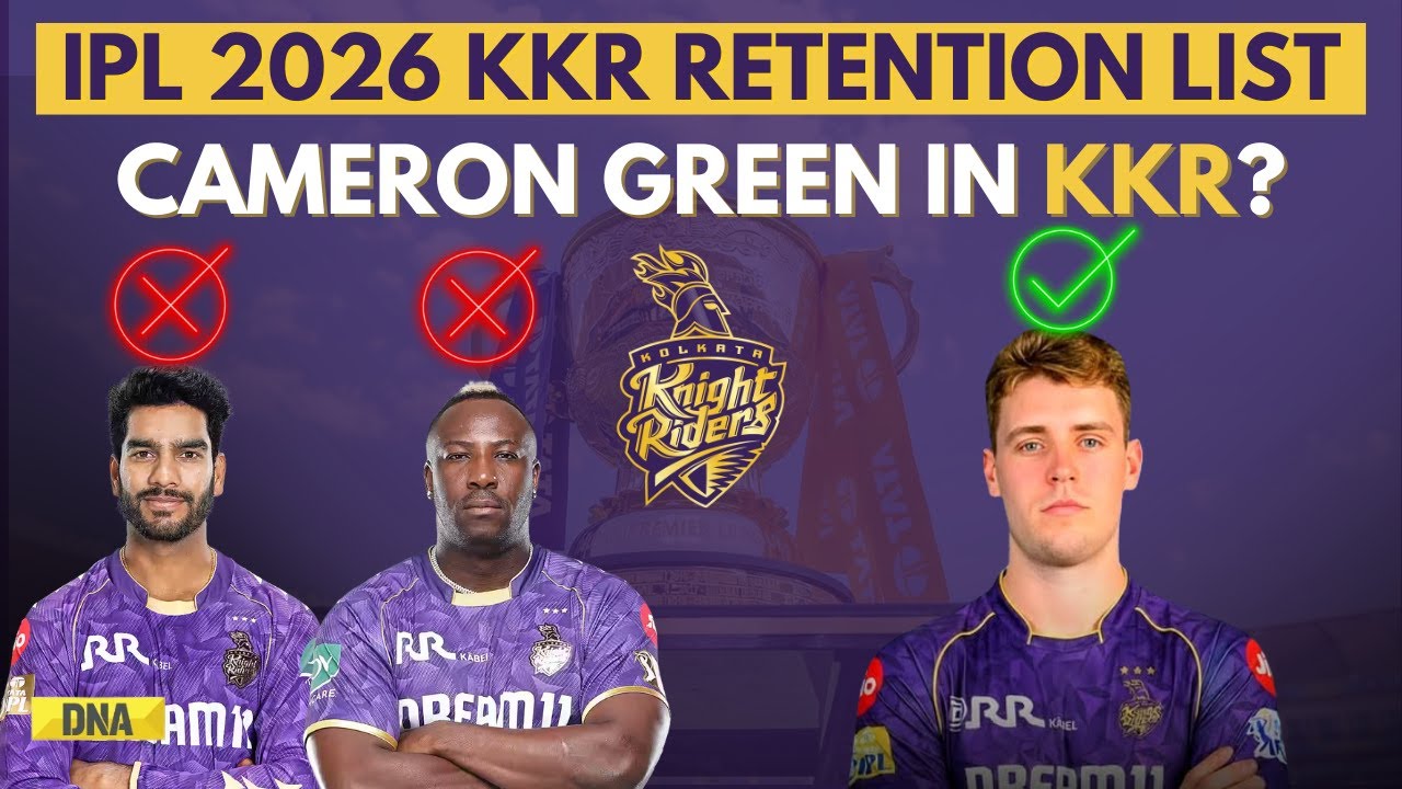 IPL 2026 KKR Retains Key Players for IPL 2026 🏏
