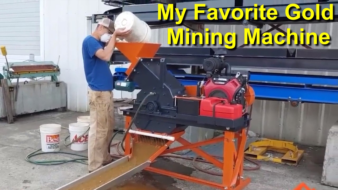 Gold Mining Hammer Mill for On-Site Gold Recovery 🪓