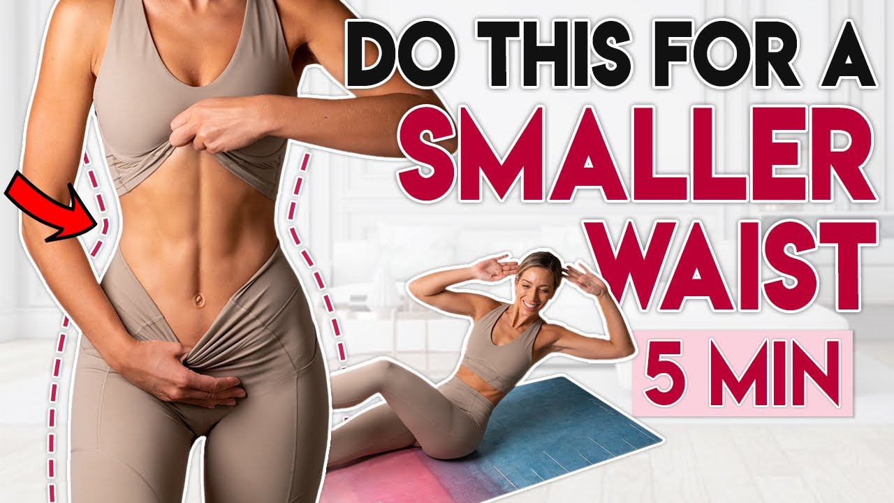 Pilates for a Small Waist | 5-Minute Toning Workout