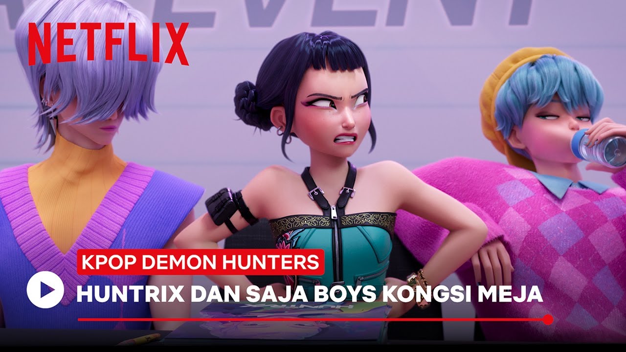 Huntrix Dan Saja Boys: KPop Demon Hunters Kini Tersedia di Netflix 🎬