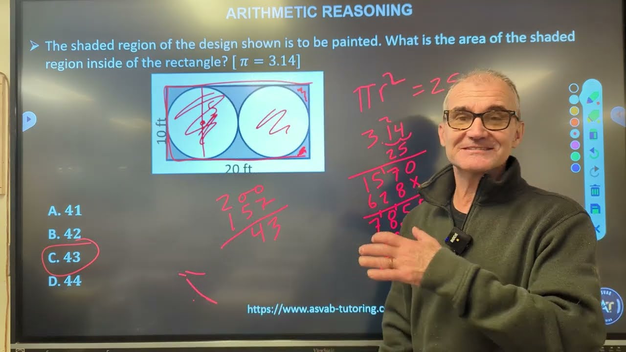 Free ASVAB 2024 Arithmetic Reasoning Practice Test π
